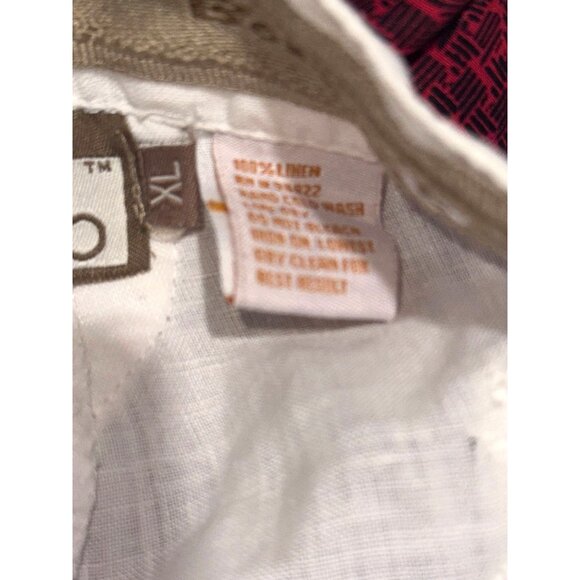 Mens White Linen Drawstring Beach Pants Relax Fit By Bohio XL - Picture 4 of 16